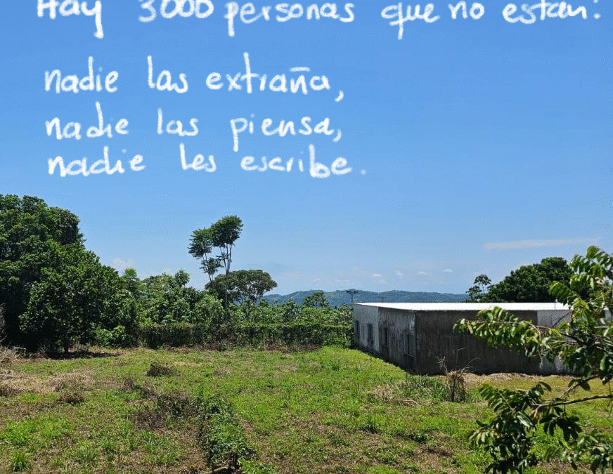 Las 3.000 personas que ya no están