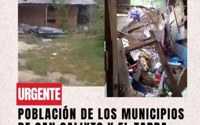 URGENTE: POBLACIÓN DE LOS MUNICIPIOS DE SAN CALIXTO Y EL TARRA CONTINÚAN BAJO ATAQUES CON EXPLOSIVOS MEDIANTE DRONES